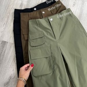 Olive Green Cargo Pants